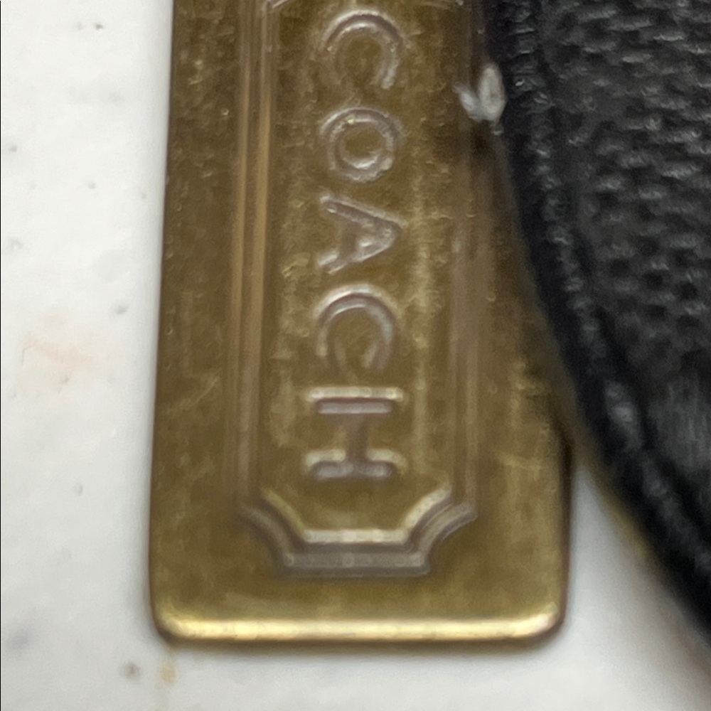 Coach Black and Gold Wristlet - Picture 10 of 10